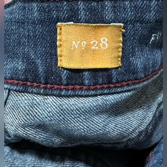 Pilcro and the Letterpress Stet Mid-Rise Straight Leg Denim Jeans Anthropologie - Picture 10 of 13